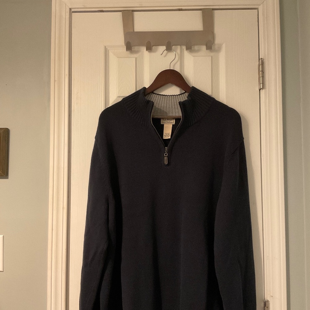LL Bean quarter zipper sweater